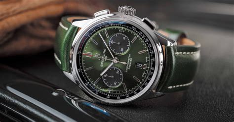 breitling premier bentley green